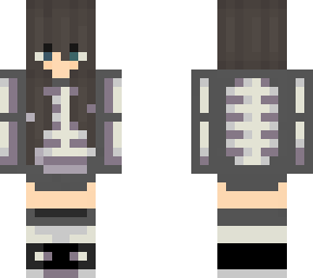 halloween cute skele girl :3