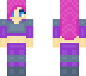 pinkhair battle girl