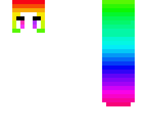 rainbow hair base