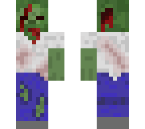 bloody one armed zombie