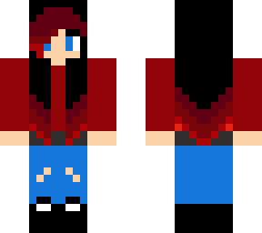 cool girl  with  red hairstyle
