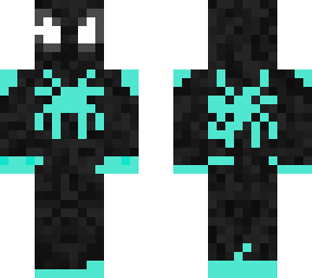 cyan stealth spiders man