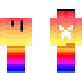 hoodie base with rainbow pants
