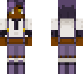non-binary purple skin