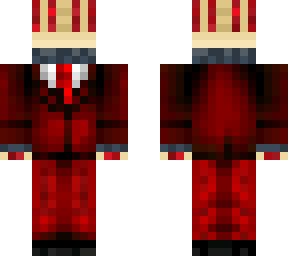 pie head red suit