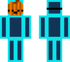 pumpkin mask blue derp
