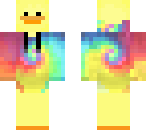 rainbow hoodie duck edit