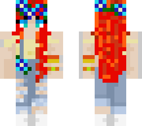 redhead w/ blue flowers(2)