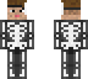 skeleton boy mask side