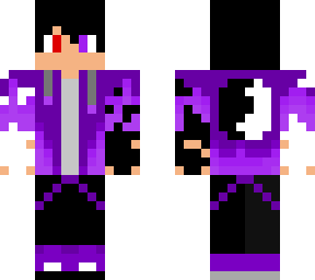 yin yang purple boy skin