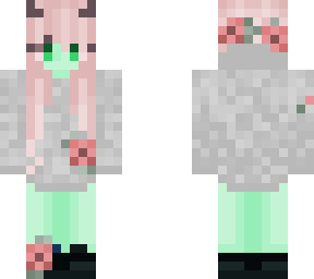 zombir girl halloween time skin