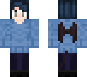 blue demon boy