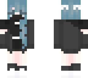 blue-haired assasin female version