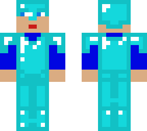 person in diamond aourmor