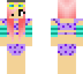 pinkie swimming