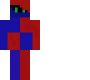 red and blue