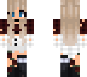 wolf chick *skin edited to have ears not my skin ok *****es
