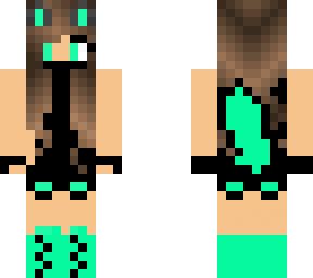black aqua ninja bunny