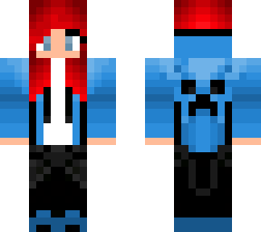 blue creeper girl