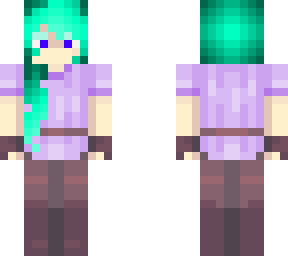 blue hair girl 1