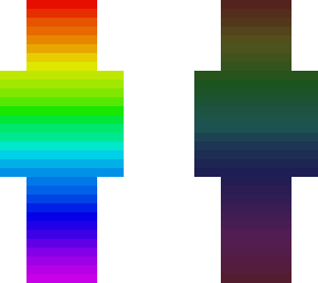 bright rainbow-dull rainbow