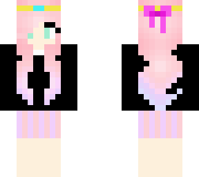 bubblegum hair girl