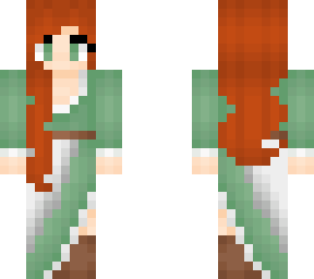 dusk waters i green dress