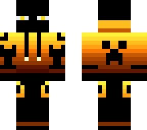 enderman with a gold hoodie & headphones (minor edits)