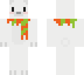 polar bear with scarf