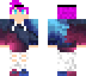 rosa y azul