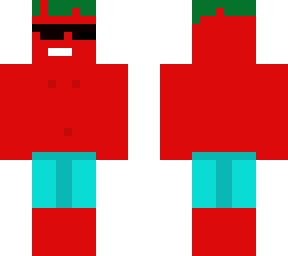 swimming tomato