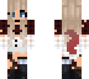 wolf chick done! blone girl trendy wolf