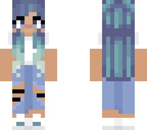 cute blue girl