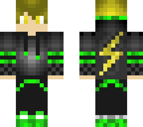 green hooded boy