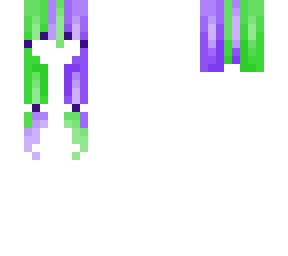 green/purple hair base