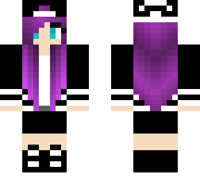 purple pretty girl