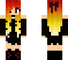 cute fire girl perfect for halloween