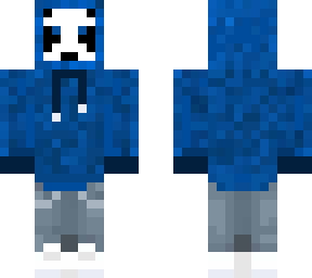 panda in a hoodie