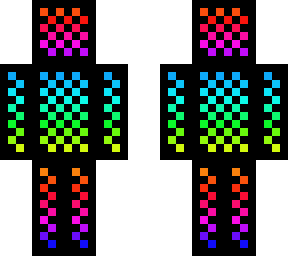 rainbow checkerboard