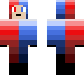 red and blue