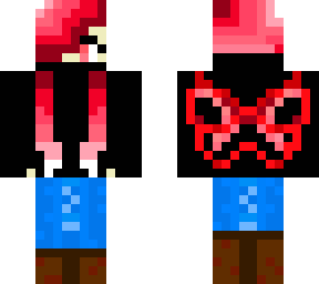 red winged hoodie girl (read desc)
