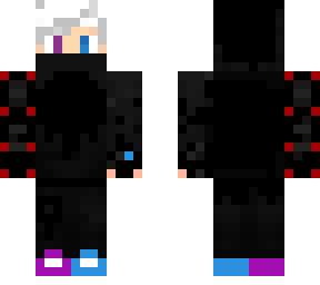 robotic white haired boy