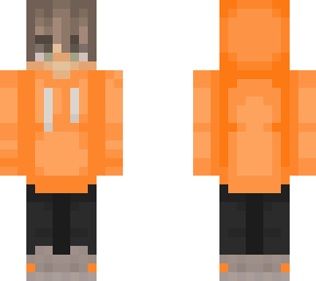 orange hoodie
