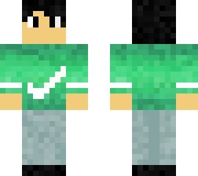 faded green shirt