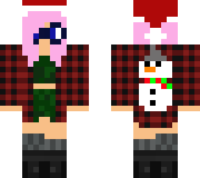 lyza christmas (but with my new hair)