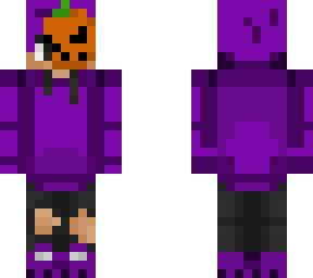 pumpkin purple awesome dude