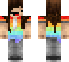 rainbow girl