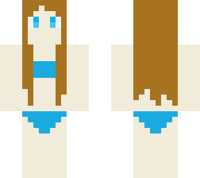 blue bikini girl