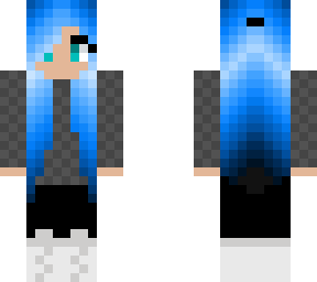 blue hair