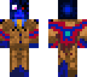 creeper made of lapis
